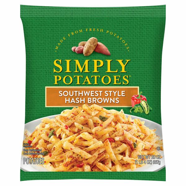 Air Fryer Simply Potatoes Southwest Style Hash Browns package