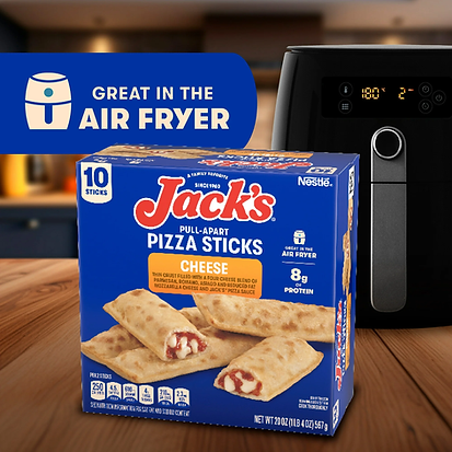 Air Fryer Jack’s Pizza Sticks box