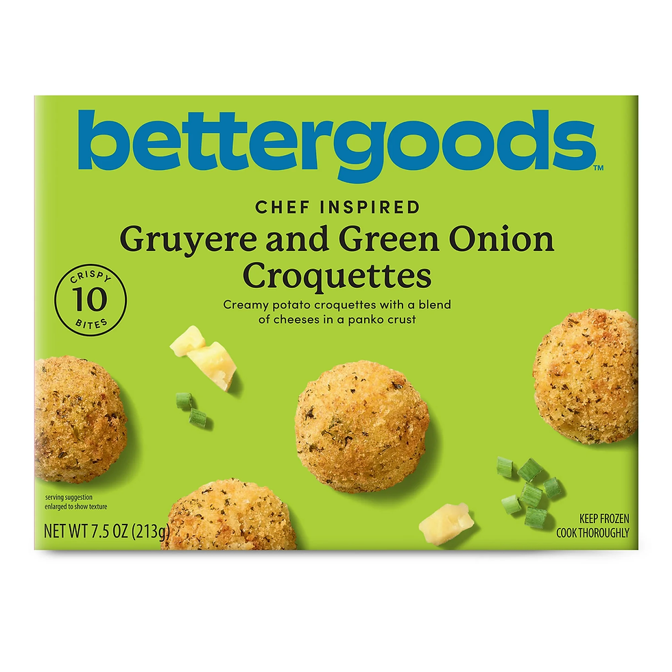 Air Fryer BetterGoods Gruyère & Green Onion Croquettes box