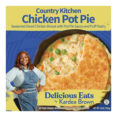 Air Fryer Kardea Brown Country Kitchen Chicken Pot Pie box