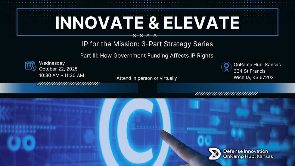 Innovate & Elevate: IP Strategy for the Mission - Part III: How Government Funding Affects IP Rights