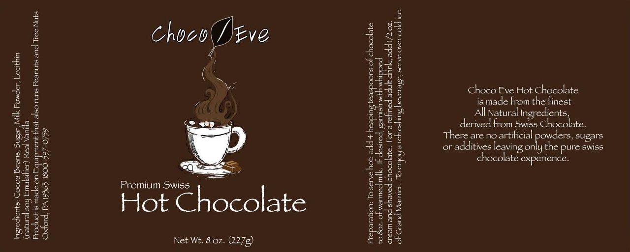 Hot Chocolate Label