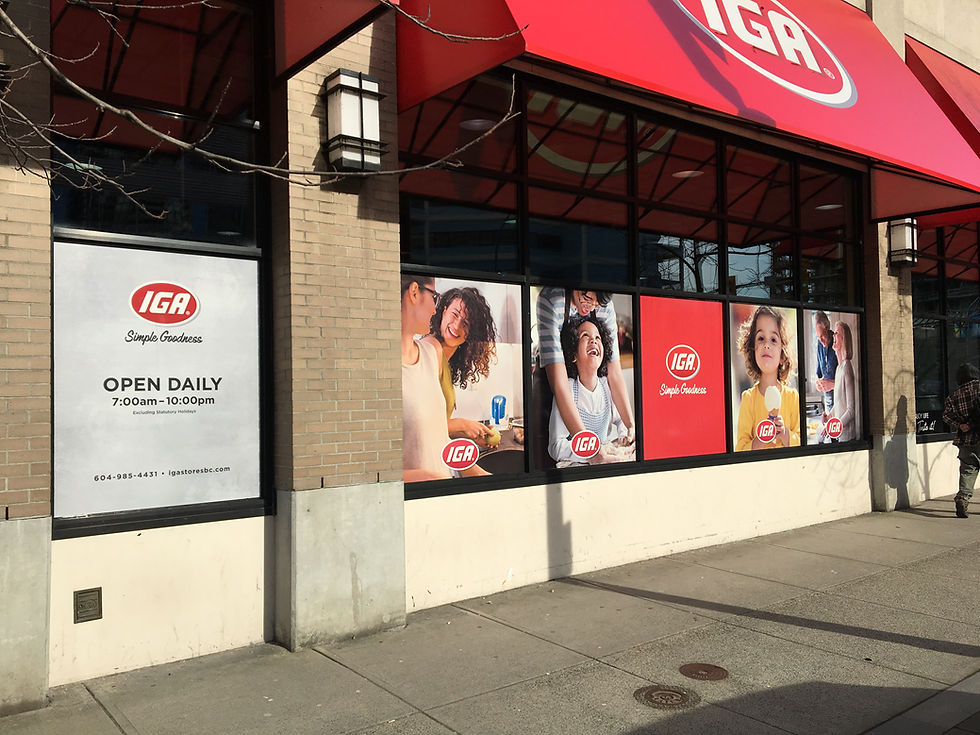 Vinyl Graphics and Awnings Vancouver