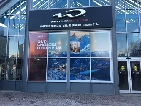 Whistler Blackcomb Gift Shop Window Graphics