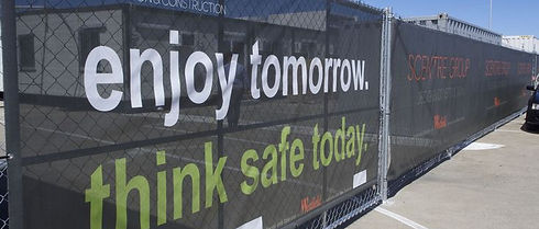 Mesh Fence Banner Wraps - Vancouver and Squamish