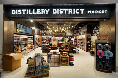 Storefront Channel Letter Sign at Distillery District Store in Nashville