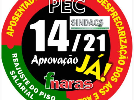 Sindacs Paraná na luta pela aprovação da PEC 14/2021