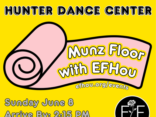 Join EFHou for a Munz Floor Class June 8