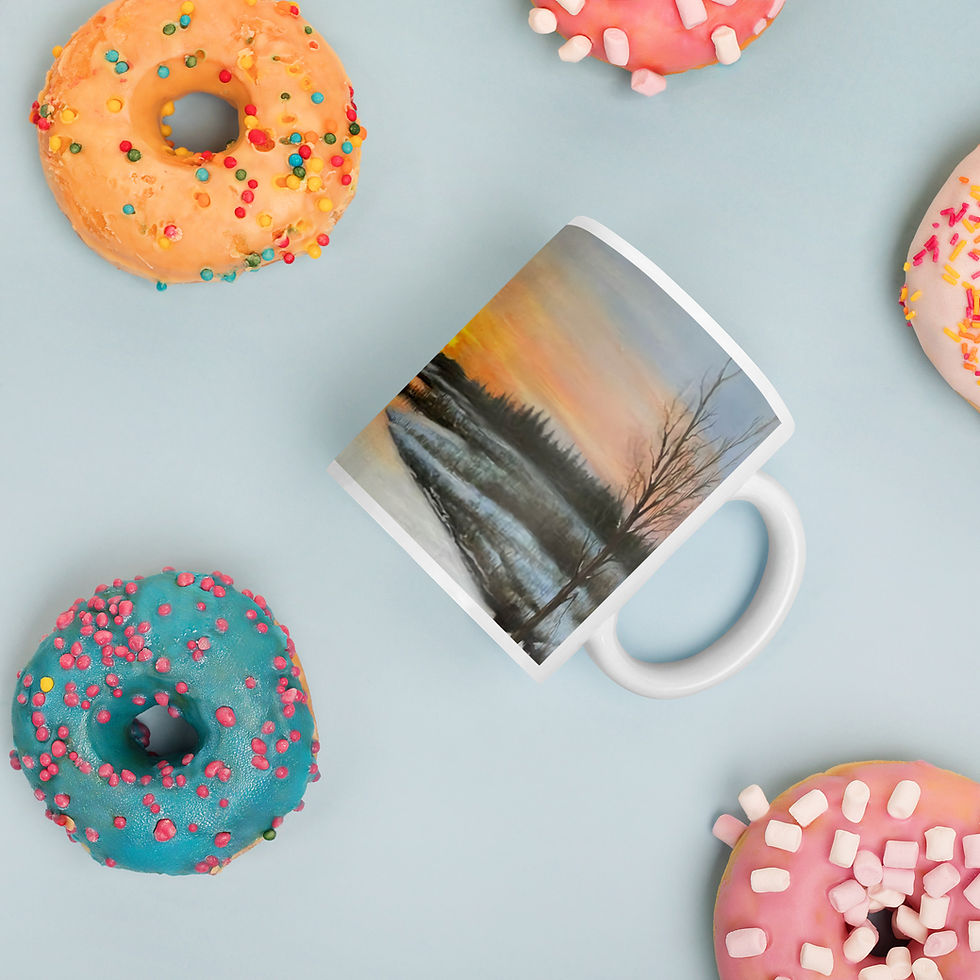 Thumbnail: "Sunset of the Yellow River" Mug
