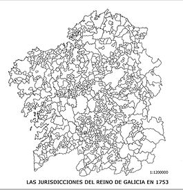 Jurisdicciones en 1753 sobre Galicia 175