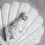 Thumbnail: Cam Cam Copenhagen SWADDLE - GOTS PRESSED LEAVES ROSE