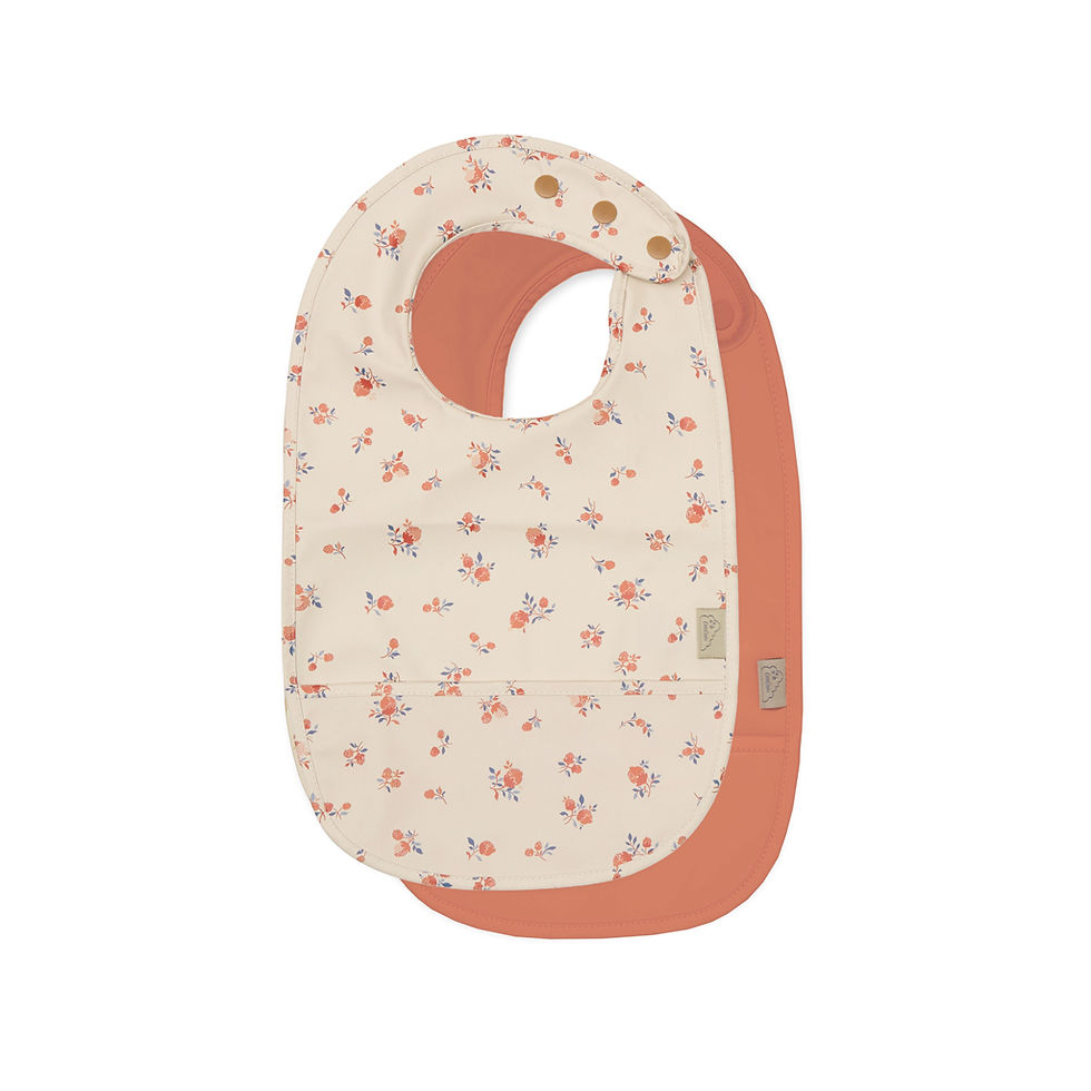 Cam Cam Copenhagen BIB W/ POCKET, 2-PACK - Berries