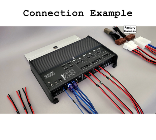 JX35 (2013, 12-speaker): Audio Interface Harness Adapters, RED