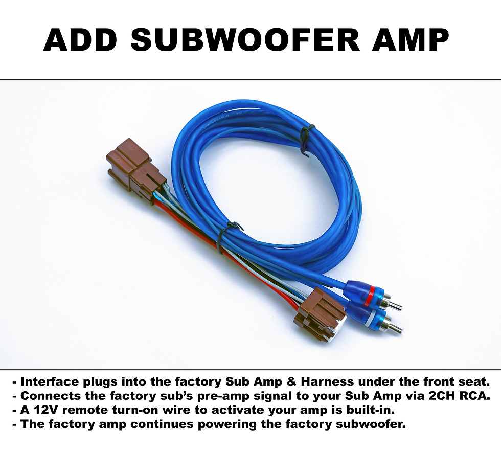 Thumbnail: QX56 (2004-2007): Audio Interface Harness Adapters, RED LINE