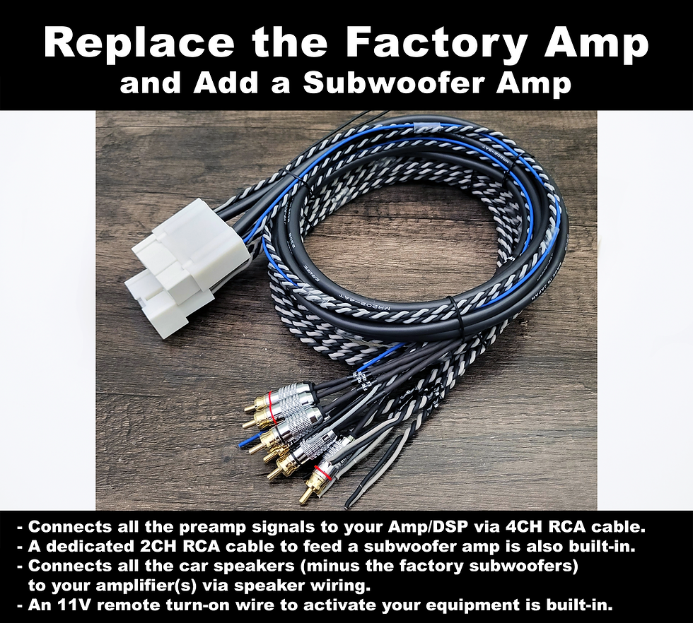 Thumbnail: GT-R (2009-2014): Audio Interface Harness Adapters, PLATINUM SERIES