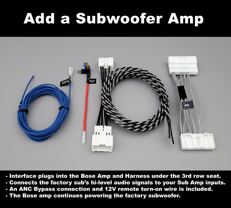 Thumbnail: QX60 (2022-2024): Audio Interface Harness Adapters, PLATINUM SERIES