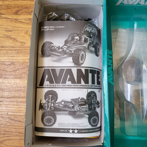 Tamiya Avante 2011 RC Car, Partly Assembled Kit 58489. Bonus