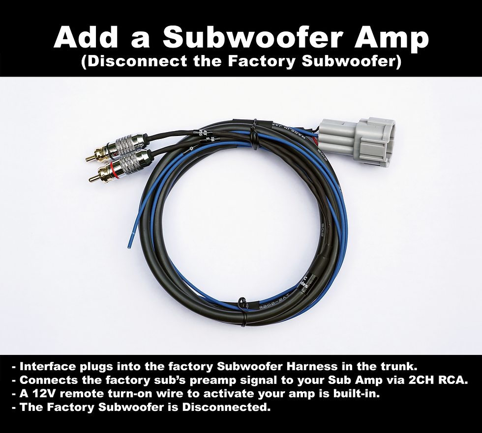 Thumbnail: 370Z (2009-2015): Audio Interface Harness Adapters, PLATINUM SERIES