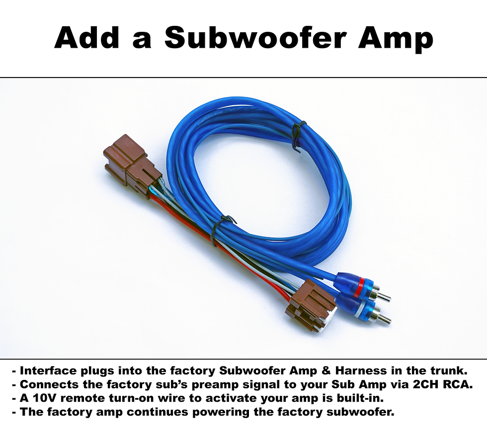 Thumbnail: G35 / G37 (2007-2013): Audio Interface Harness Adapters, RED LINE