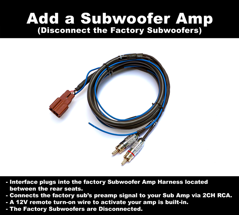 Thumbnail: GT-R (2009-2014): Audio Interface Harness Adapters, PLATINUM SERIES