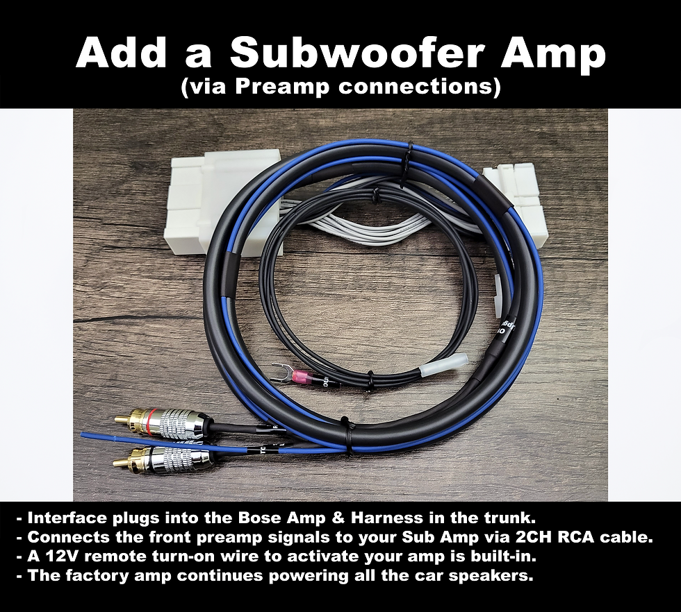 Thumbnail: 370Z (2009-2015): Audio Interface Harness Adapters, PLATINUM SERIES