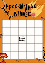 Apocalypse Bingo Card