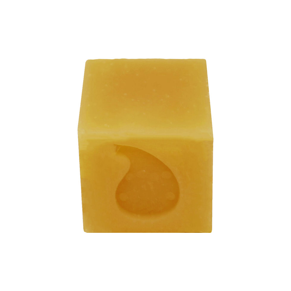 Lemongrass & Rosemary essential oil mini soap cube, guest soap
