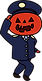 ハロウィン警察官