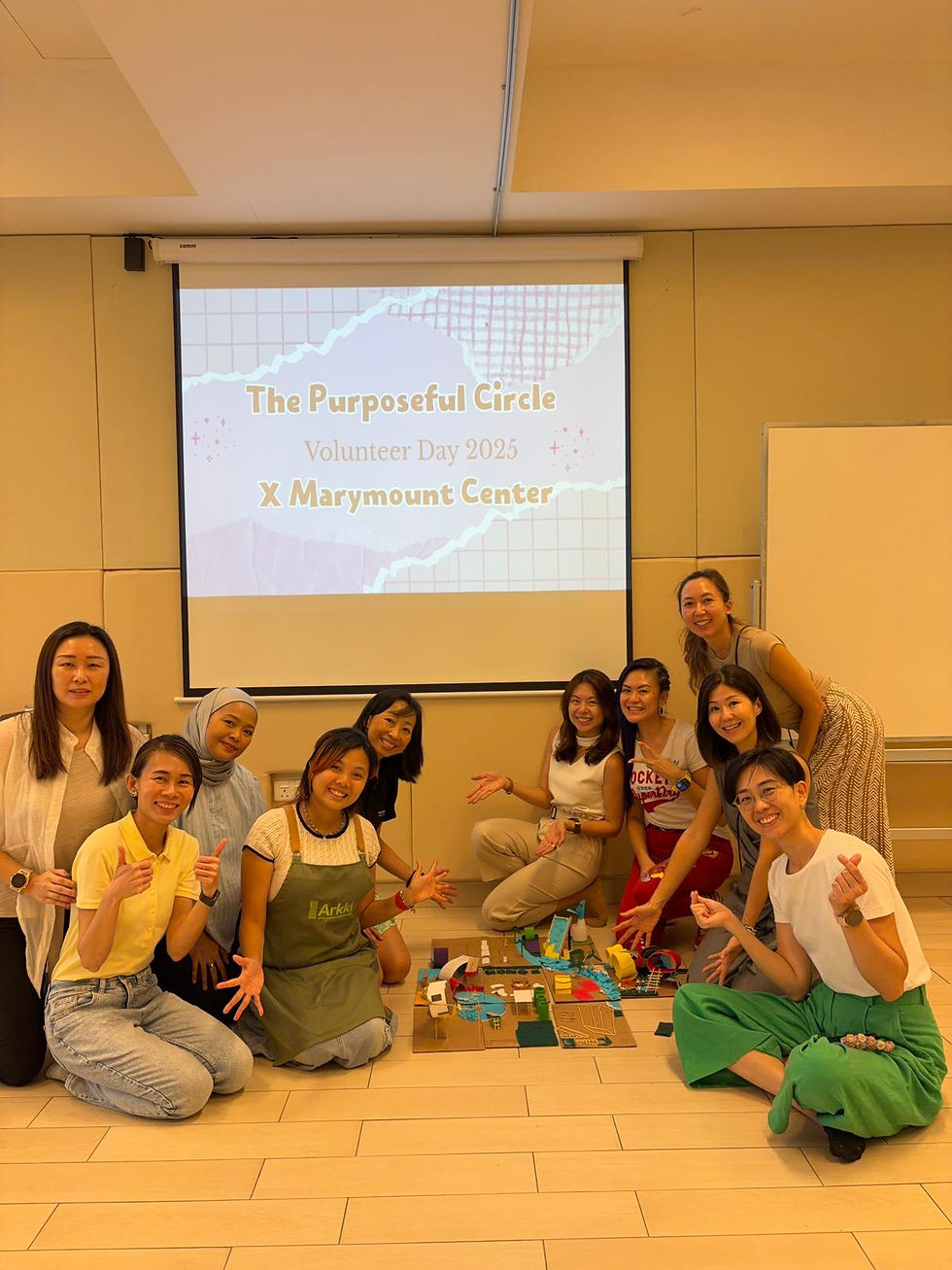 Volunteering with Marymount