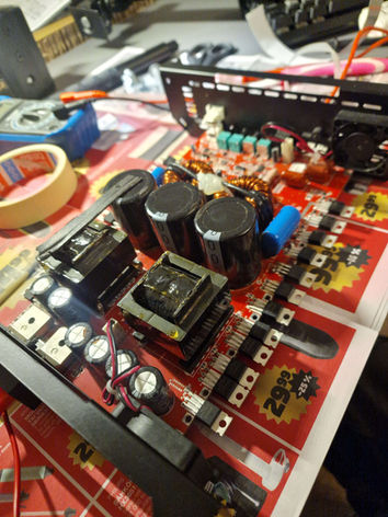 Reparation av 3000w subwoofer förstärkare 