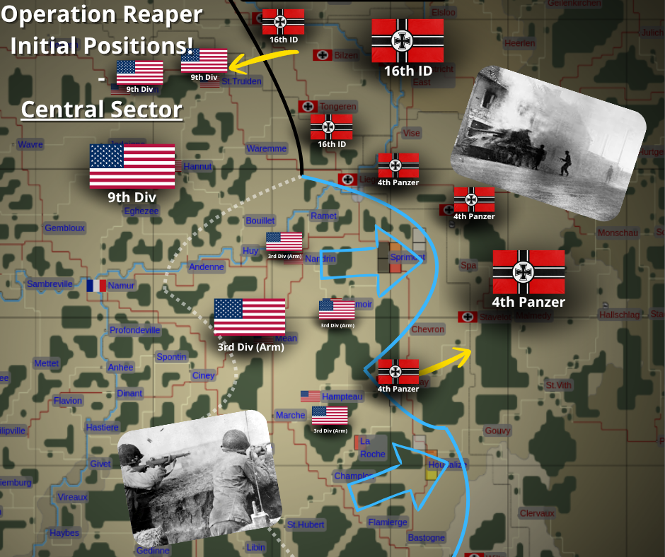 A strategic map of the central sectors