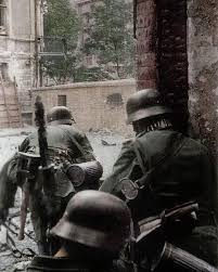 Germans fighting in urban areas