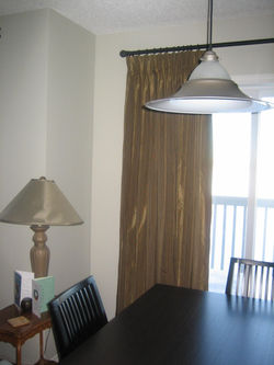 Function pinch pleat drapery