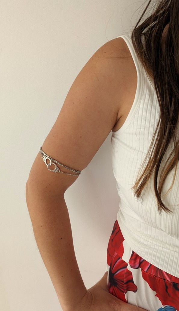 Miniature : Bracelet de bras Menottes FREEDOM Argent