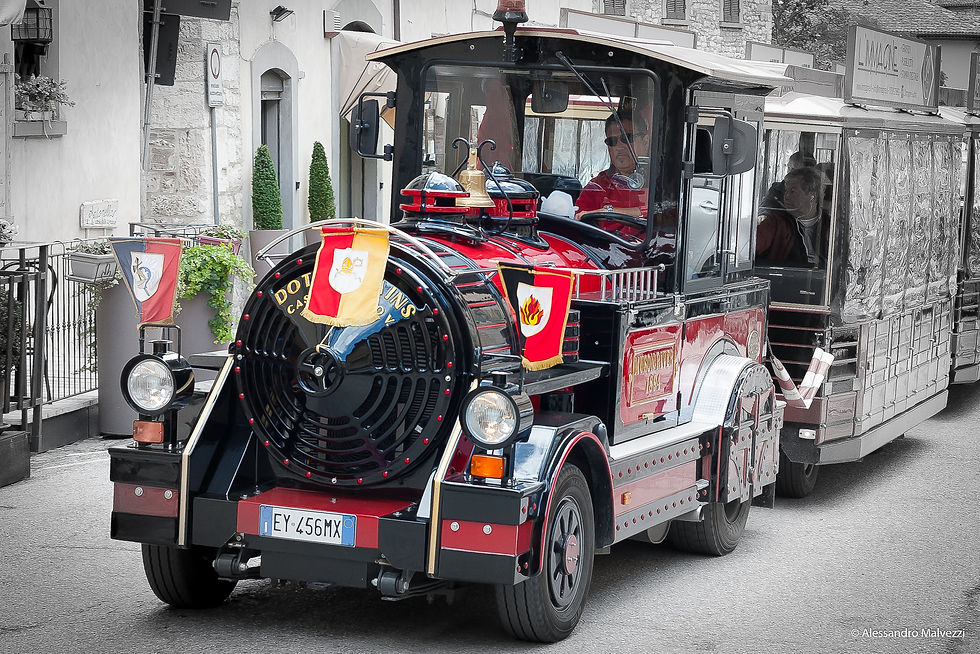 Trenino per i turisti