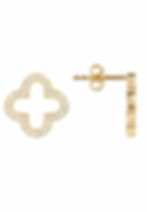 Thumbnail: Open Clover Earrings