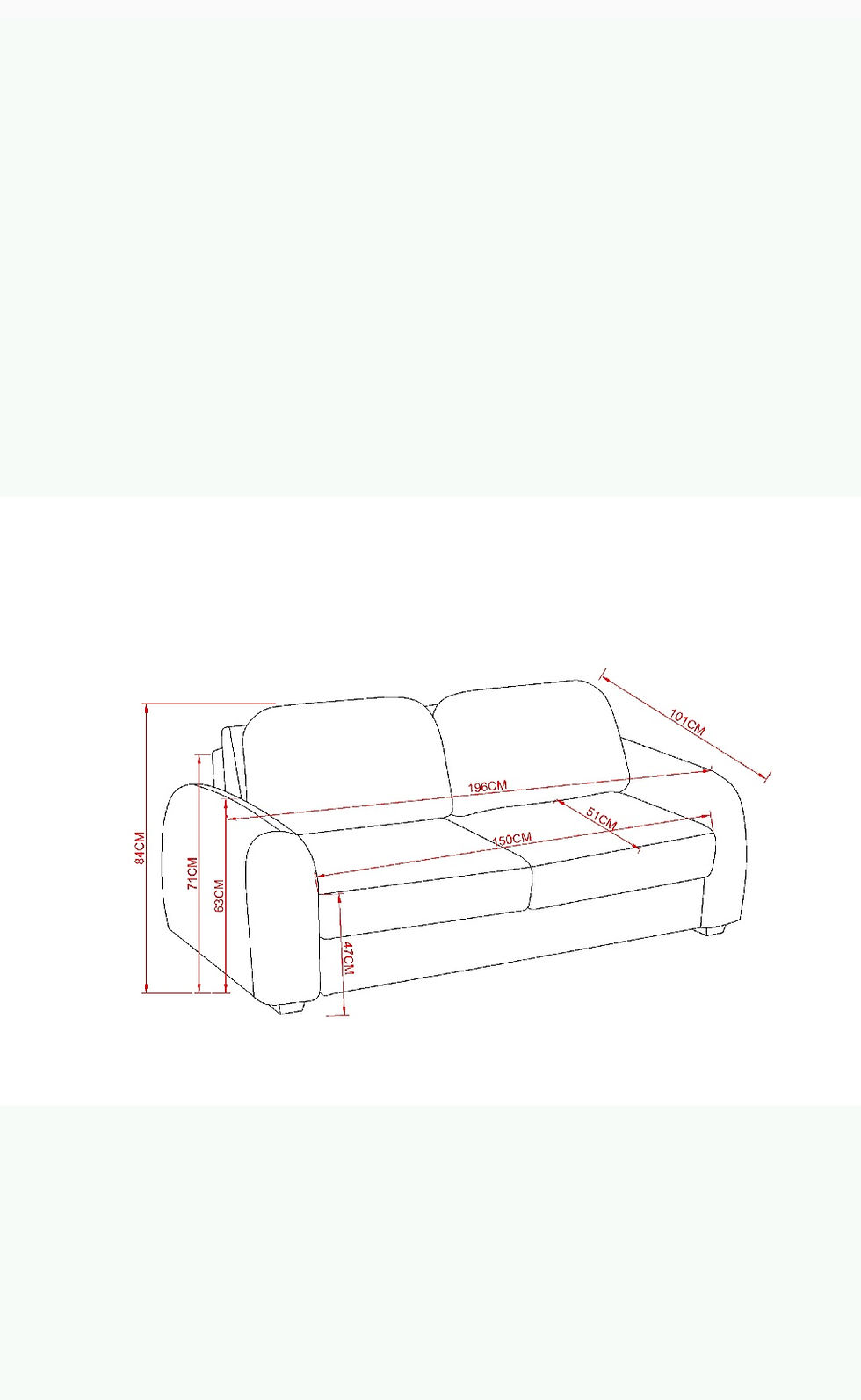 Thumbnail: Paris sofa bed 
