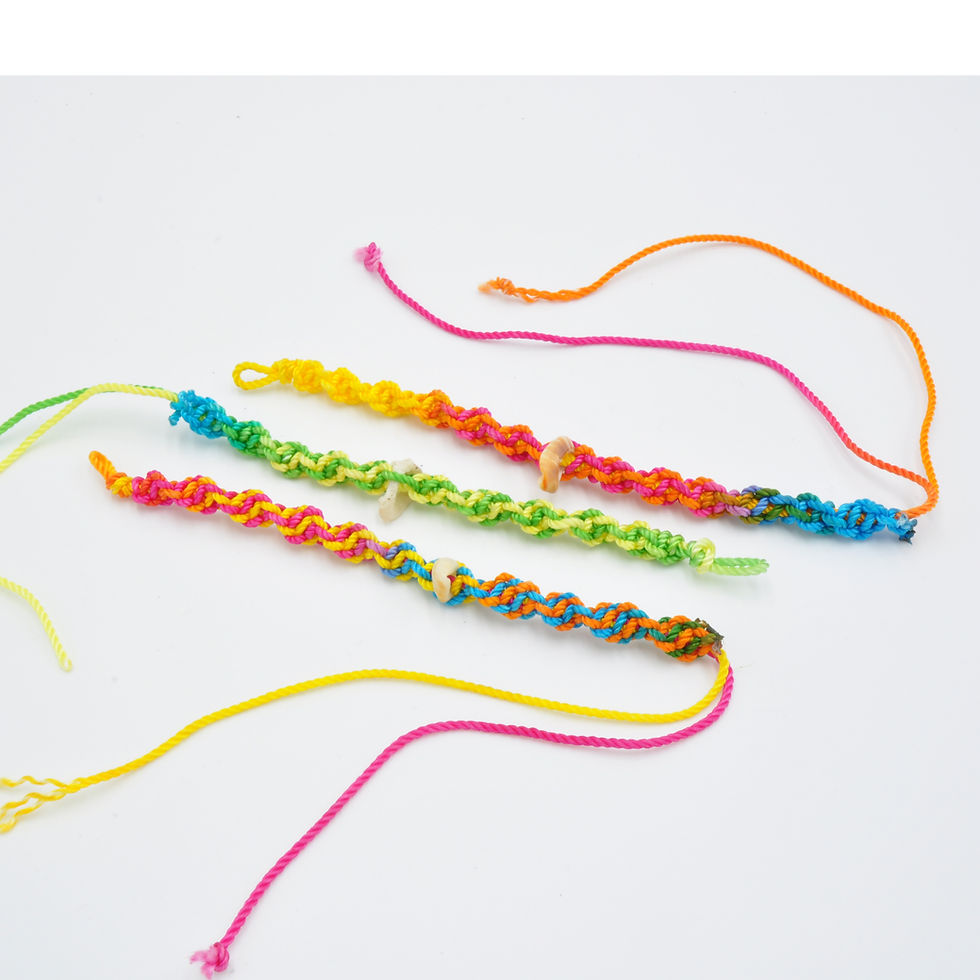 Thumbnail: 10 Assorted Color - World Peace Friendship Bracelets
