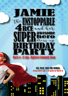 LJC Creative birthday invite graphic design - Abbotsford, BC