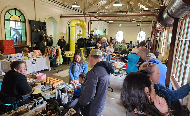 Gasworks Growers and Craft Market Engine House interior.jpg