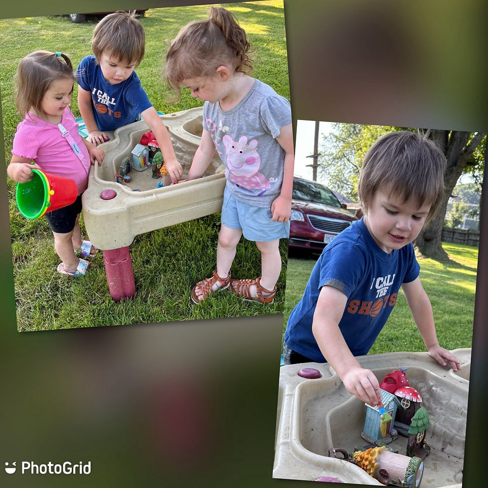 Preschool fairy town