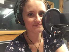 Jessica as guest book critic on the Jesse Mulligan Show