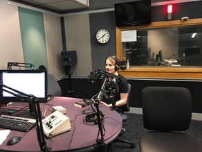 Jess's first live interview on Radio NZ