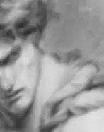 Thumbnail: Pencil drawing of Greek God Hermes shown as cracked stone figure with dramatic shading and storm-like intensity by Yana Evans