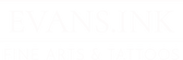 Logo of an artist Yana Evans with text written Evans.Ink fine arts and tattoos leading to a home page of website