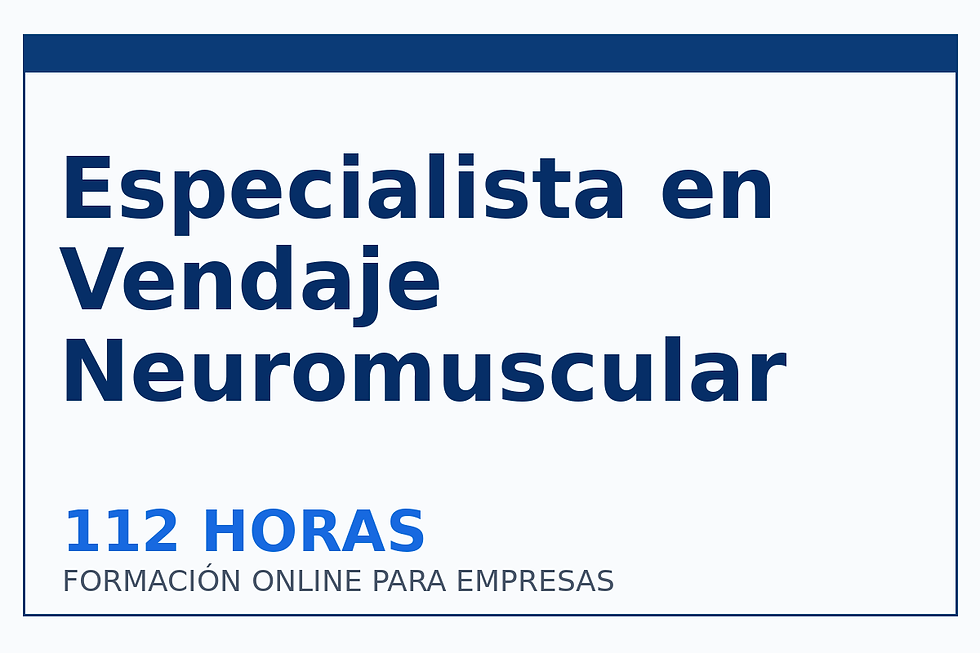 Especialista en Vendaje Neuromuscular