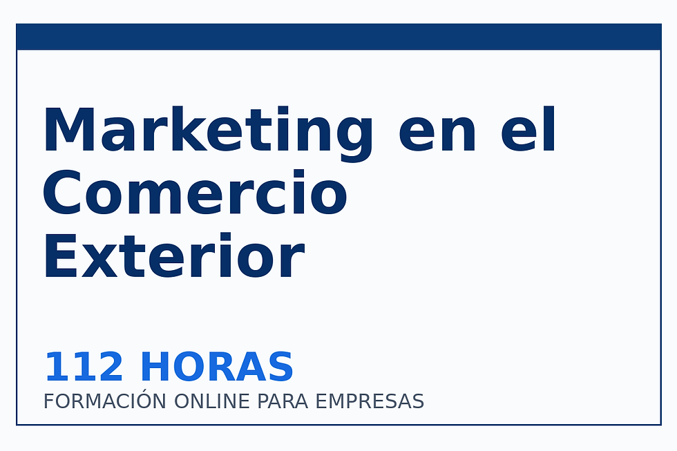 Marketing en el Comercio Exterior