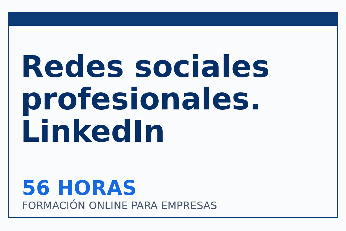 Redes sociales profesionales. LinkedIn