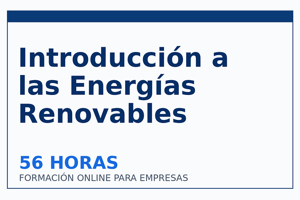 Introducción a las Energías Renovables