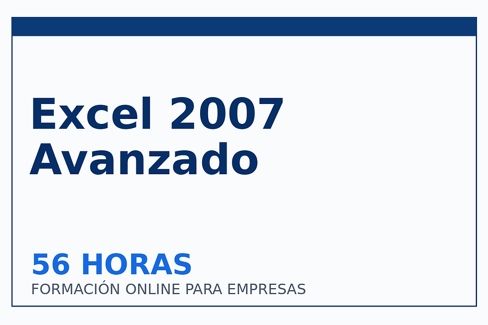 Excel 2007 Avanzado